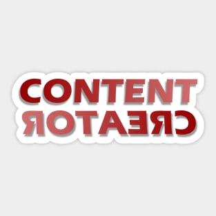 Content Creator - 12 Sticker